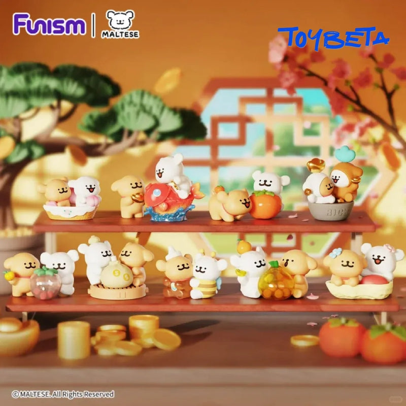 Maltese Lucky Paws Series Blind Box Figures