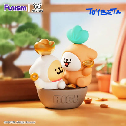 Maltese Lucky Paws Series Blind Box Figures