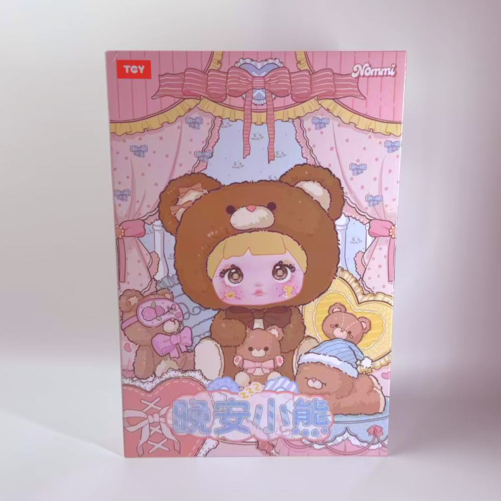 【Sale】NOMMI 400% Good Night Bear Plush Series Blind Box【HiToys】