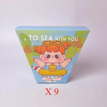 QOQO TO SEA WITH YOU Series Blind Box Figures