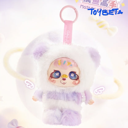 【TNTSpace】"Try To Cute It Out" Series-Kacha Bear Panda Plush Keychain Blind Box