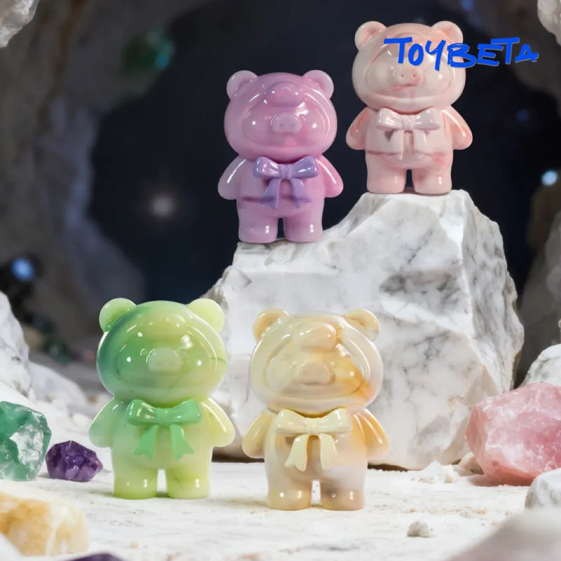 LuLu The Piggy-Teddy Mini Ore Collection Series Beans Blind Bag（4
