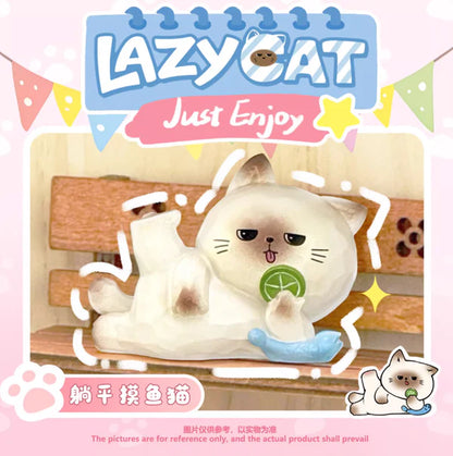 LAZY Cat Mystery Series Blind Box Mini Figures [Material: Resin]