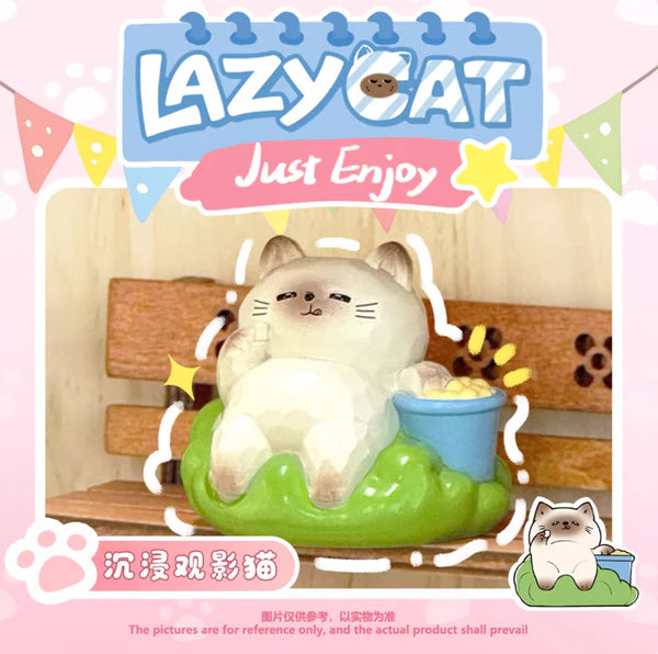 LAZY Cat Mystery Series Blind Box Mini Figures [Material: Resin]
