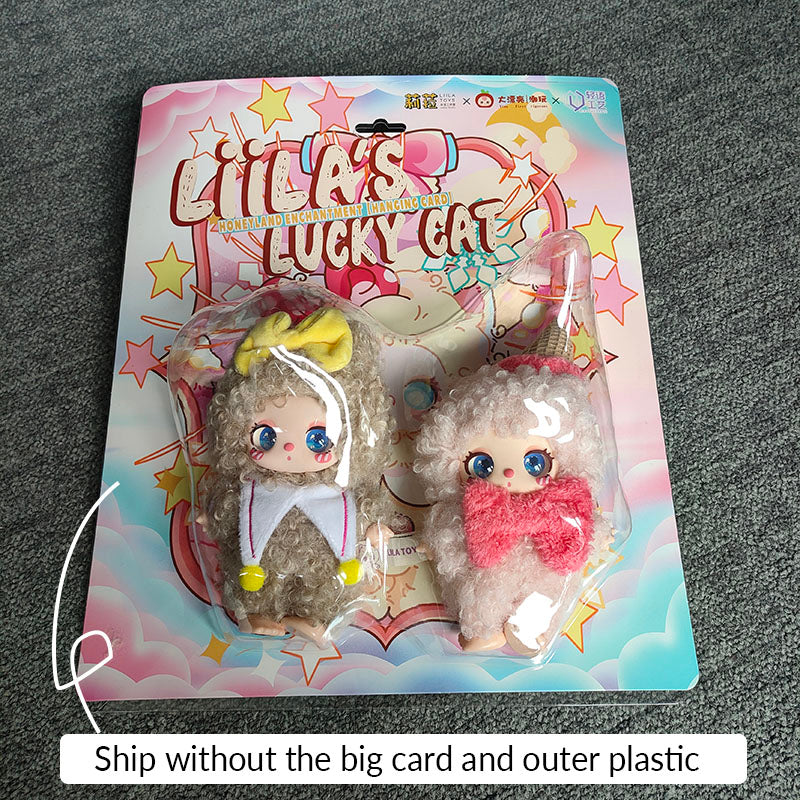 【Sale】Liila's Lucky Cat Honeyland Enchantment Hanging Card Plush