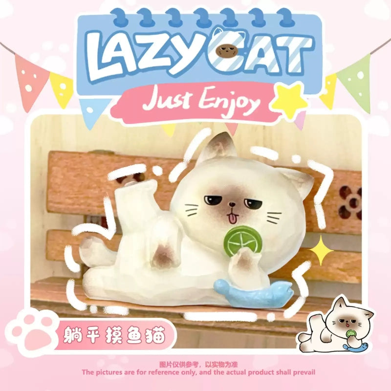 LAZY Cat Mystery Series Blind Box Mini Figures [Material: Resin]