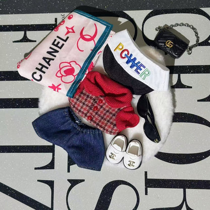 【Sale】17cm Vinyl Plush Cute Outfit/Clothes For Dolls