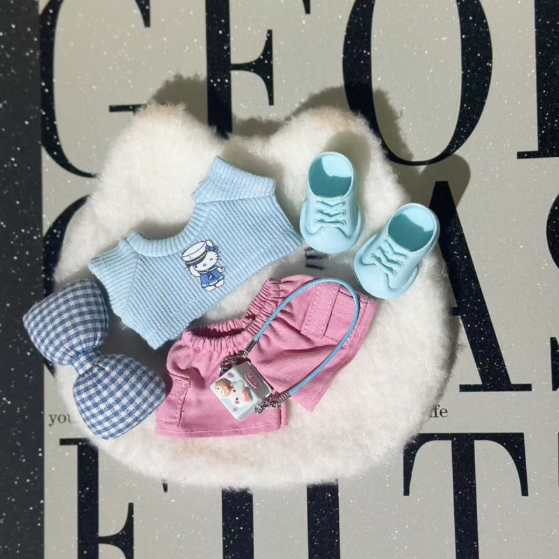 【Sale】17cm Vinyl Plush Cute Outfit/Clothes For Dolls