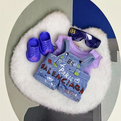 【Sale】17cm Vinyl Plush Cute Outfit/Clothes For Dolls