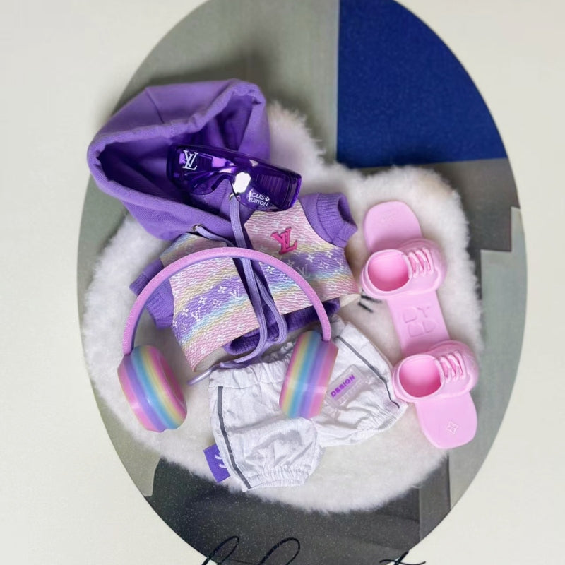 【Sale】17cm Vinyl Plush Cute Outfit/Clothes For Dolls