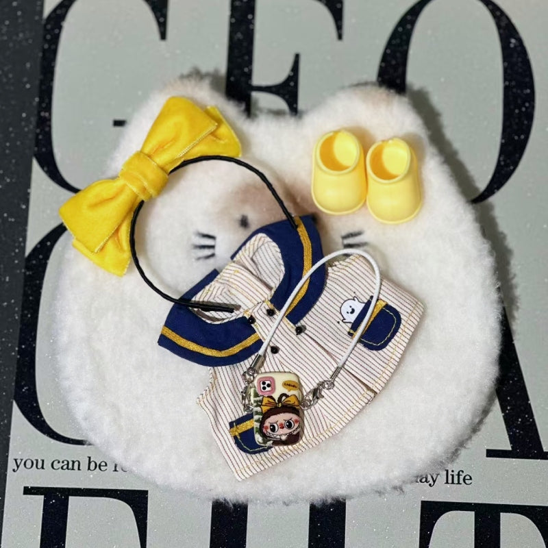 【Sale】17cm Vinyl Plush Cute Outfit/Clothes For Dolls