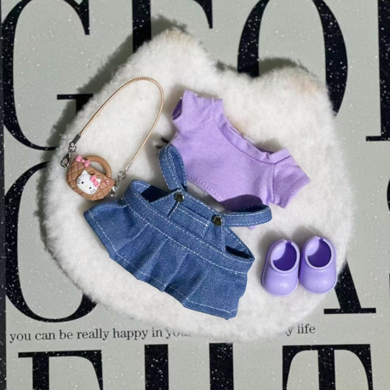 【Sale】17cm Vinyl Plush Cute Outfit/Clothes For Dolls