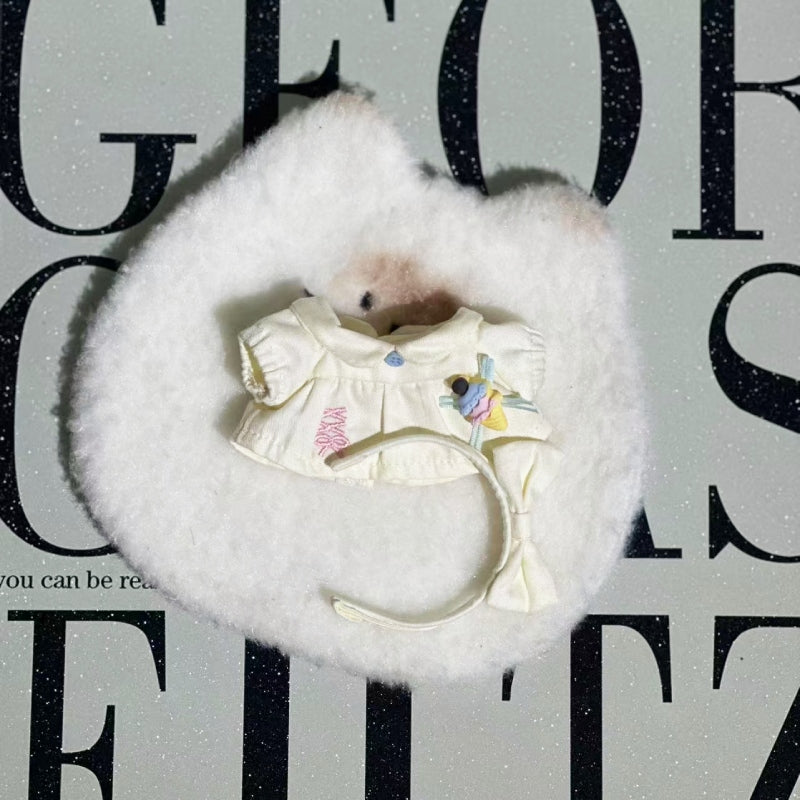 【Sale】17cm Vinyl Plush Cute Outfit/Clothes For Dolls