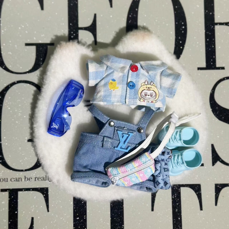 【Sale】17cm Vinyl Plush Cute Outfit/Clothes For Dolls