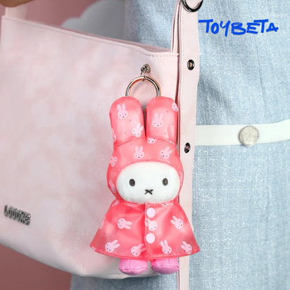 Miffy Raincoat Series Plush Keychain Blind Box
