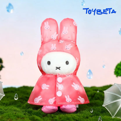 Miffy Raincoat Series Plush Keychain Blind Box