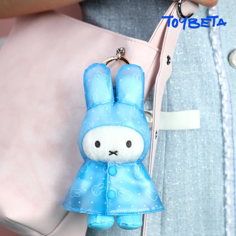 Miffy Raincoat Series Plush Keychain Blind Box