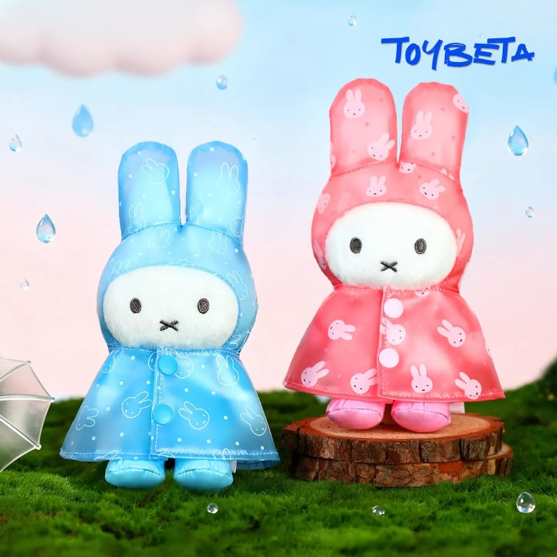 Miffy Raincoat Series Plush Keychain Blind Box