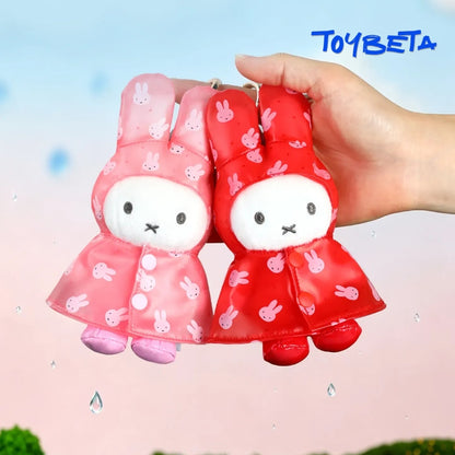 Miffy Raincoat Series Plush Keychain Blind Box