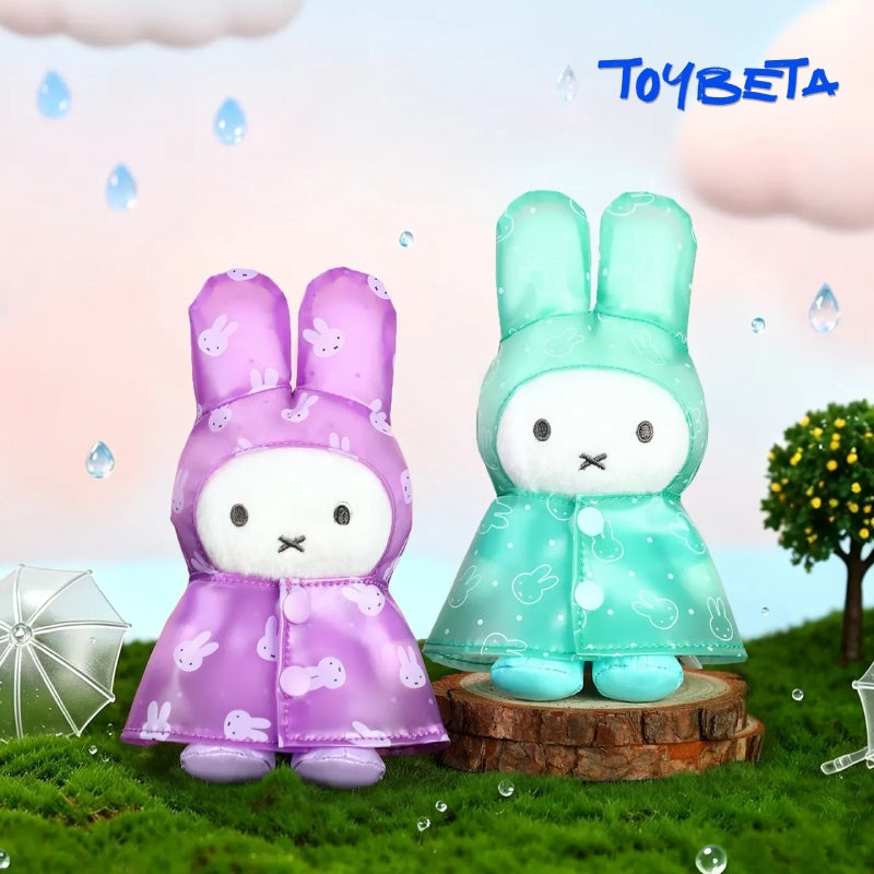 Miffy Raincoat Series Plush Keychain Blind Box