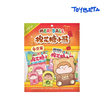 Meatball Marshmallow Bear Series Beans Mini Blind Bag（4 PC）