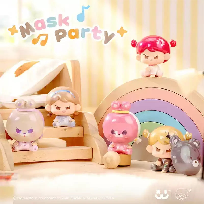 AMLLS YaoYao Eleven Xiao E Mask Party Series Mini Figures Blind Box