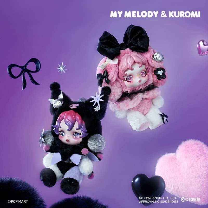 【Sale】SKULLPANDA X MY MELODY KUROMI Plush