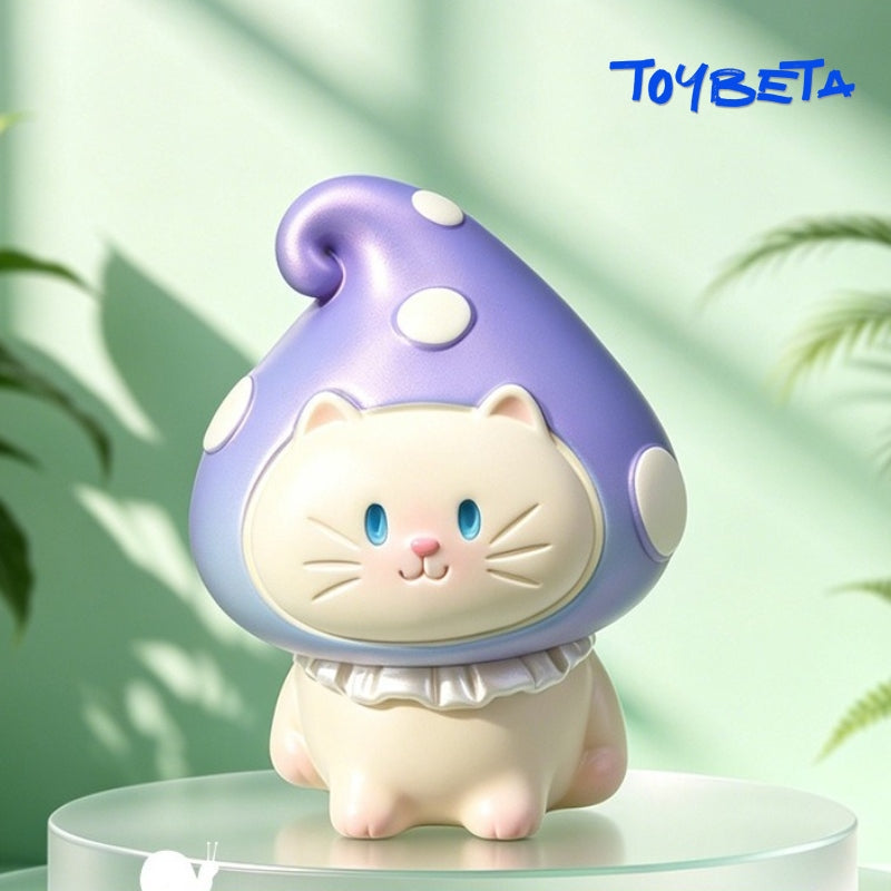 Mushroom Cat Emotional Forest Series Mini Figures Blind Box [Material: Resin]