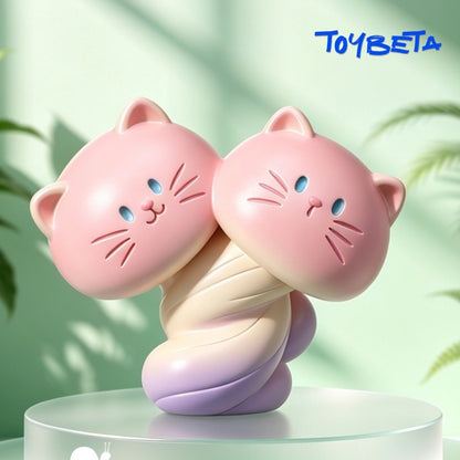 Mushroom Cat Emotional Forest Series Mini Figures Blind Box [Material: Resin]