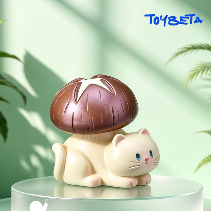 Mushroom Cat Emotional Forest Series Mini Figures Blind Box [Material: Resin]