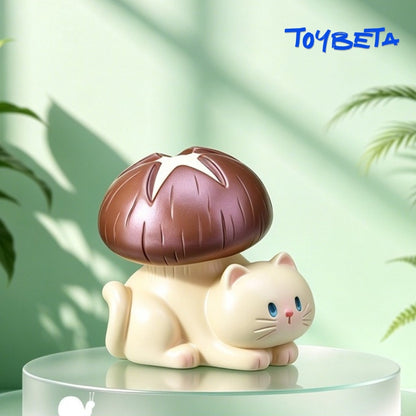 Mushroom Cat Emotional Forest Series Mini Figures Blind Box [Material: Resin]