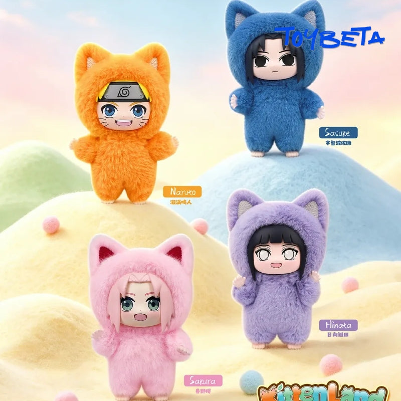 Naruto Shippuden-Kitten Land Series Mini Plush Blind Box