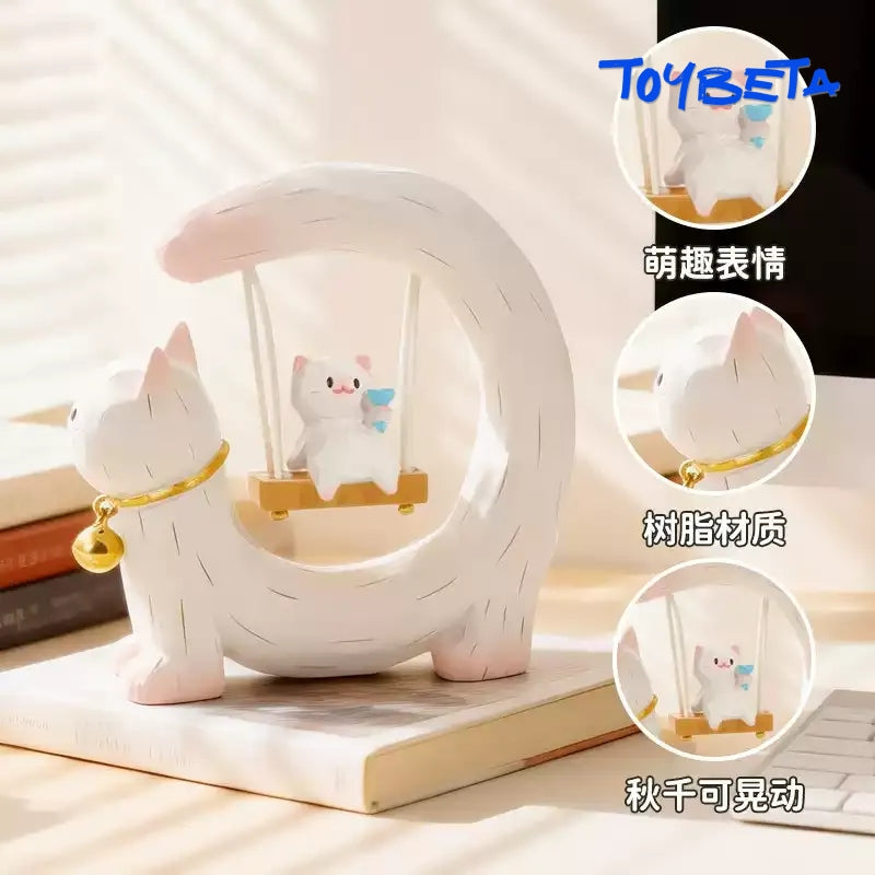 Cat Swing Series Blind Box Mini Figures [Material: Resin]