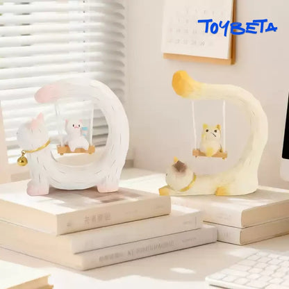 Cat Swing Series Blind Box Mini Figures [Material: Resin]