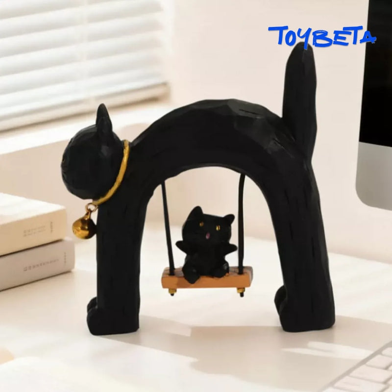 Cat Swing Series Blind Box Mini Figures [Material: Resin]