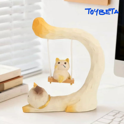 Cat Swing Series Blind Box Mini Figures [Material: Resin]
