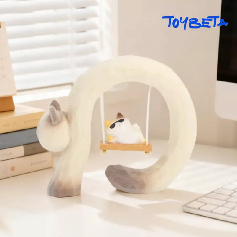 Cat Swing Series Blind Box Mini Figures [Material: Resin]