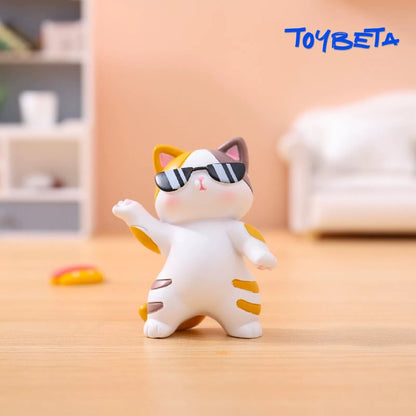 Meow Meow Dance Crew Series Blind Box Mini Figures [Material: Resin]