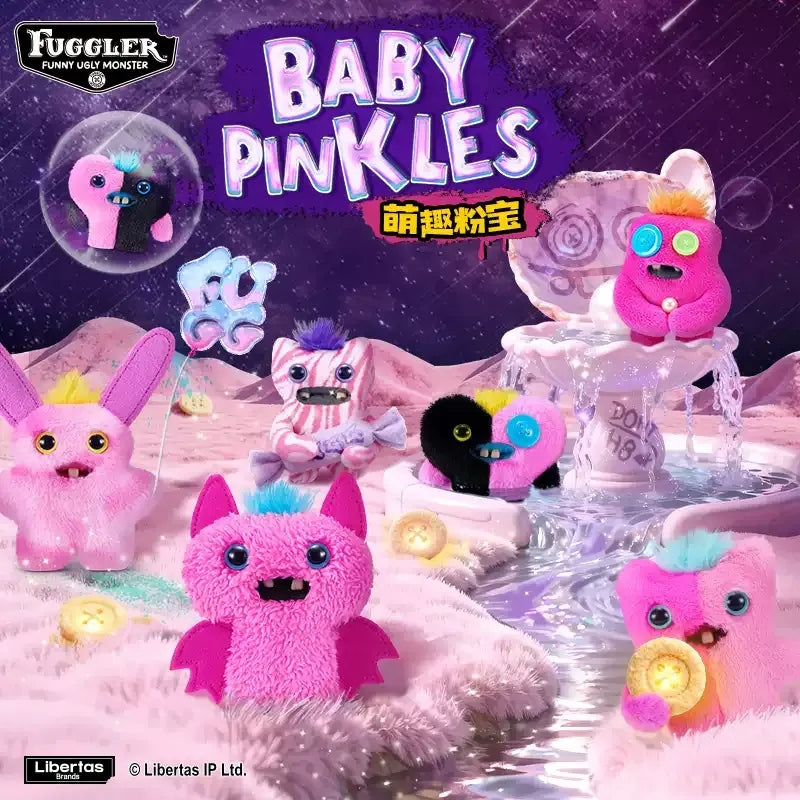 FUGGLER Baby Pinkles Series Plush Keychain Blind Box