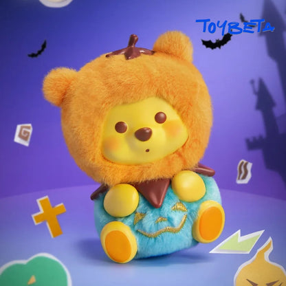 D109. Winnie Pumpkin Wonder Nights Series Plush Blind Box -K22