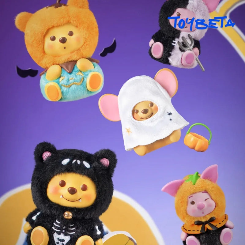 D109. Winnie Pumpkin Wonder Nights Series Plush Blind Box -K22
