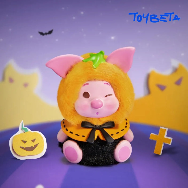 D109. Winnie Pumpkin Wonder Nights Series Plush Blind Box -K22
