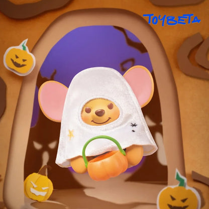 D109. Winnie Pumpkin Wonder Nights Series Plush Blind Box -K22