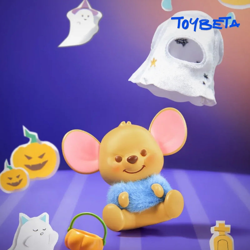 D109. Winnie Pumpkin Wonder Nights Series Plush Blind Box -K22