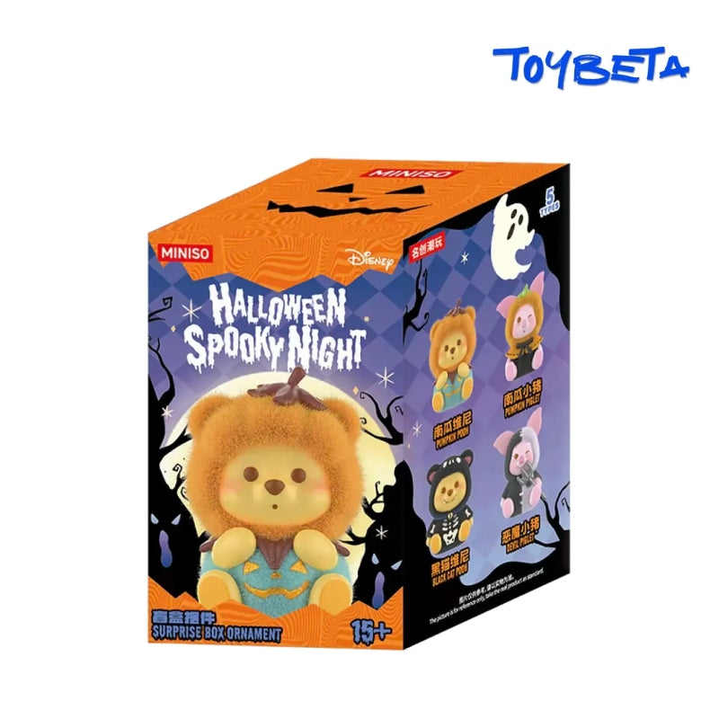 D109. Winnie Pumpkin Wonder Nights Series Plush Blind Box -K22
