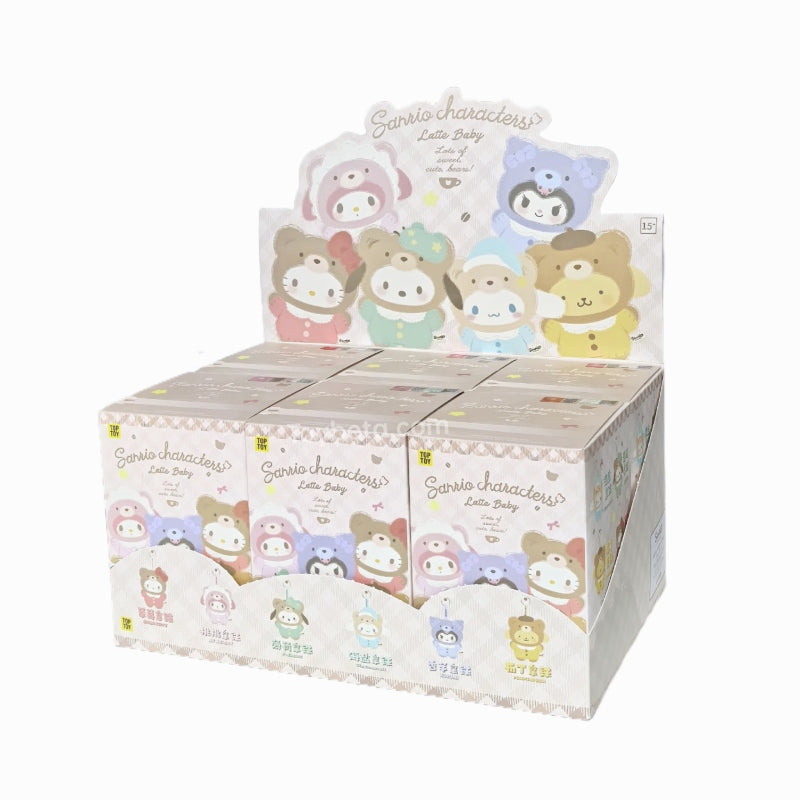 Sanrio Characters Latte-V1 Baby Plush Doll Series Blind Box【TOP TOY】