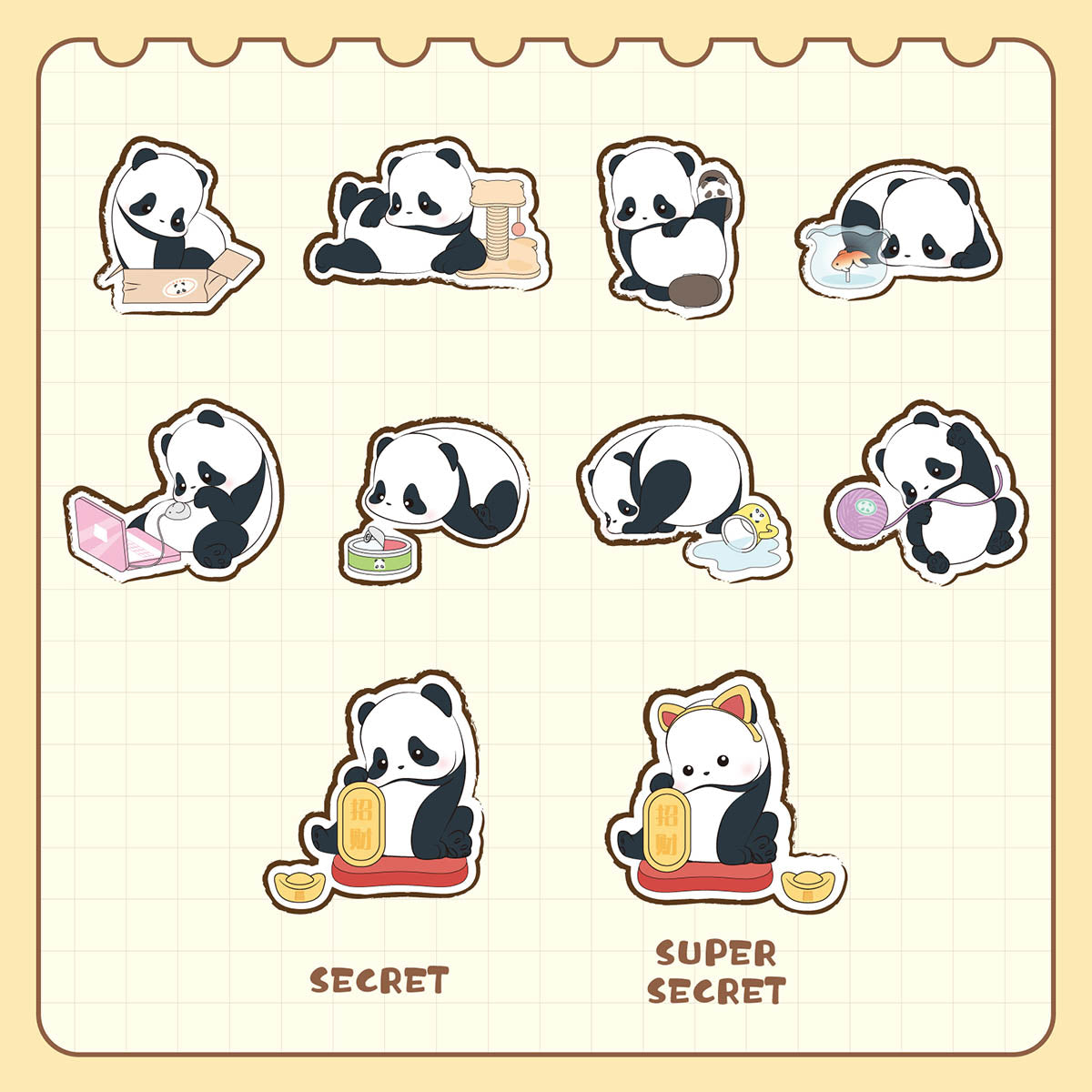 【52Toys】Panda Roll Panda As A Cat Series Blind Box