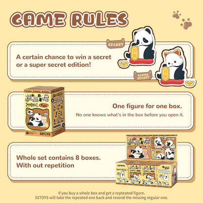 【52Toys】Panda Roll Panda As A Cat Series Blind Box