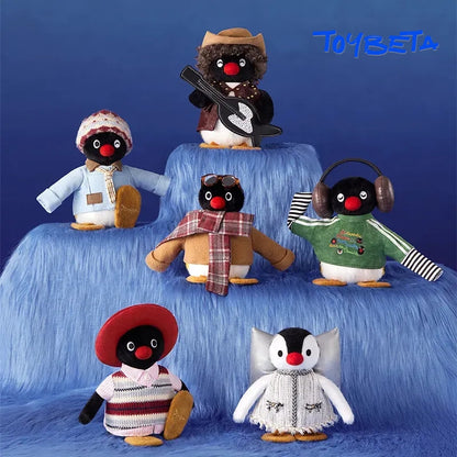 Pingu 45th Anniversary Vintage OOTD Series Plush Blind Box