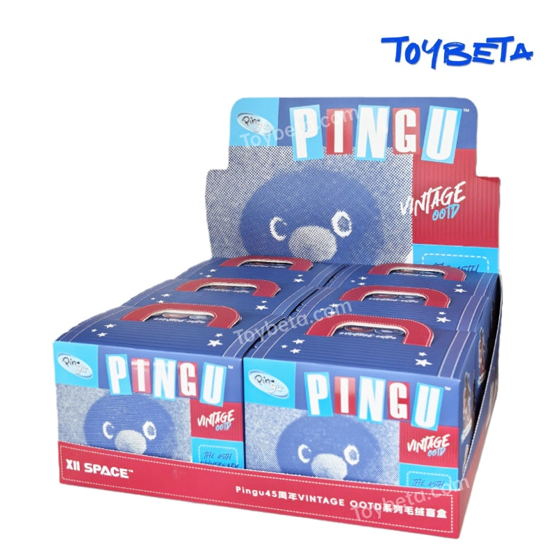 Pingu 45th Anniversary Vintage OOTD Series Plush Blind Box